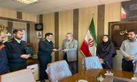 دیدار فرمانده نیروی انتظامی با سرپرست شبکه بهداشت و درمان شهرستان رزن 